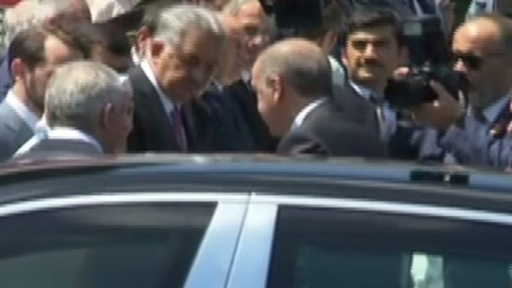 Erdoğan ve Yıldırım'dan ziyaret