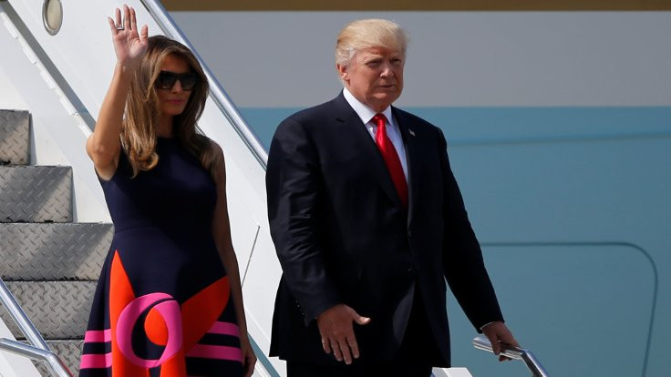Trump'ın eşi otelde mahsur kaldı