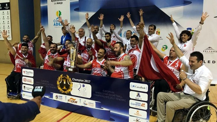 Tekerlekli Sandalye Basketbol Milli Takımı, Avrupa şampiyonu oldu