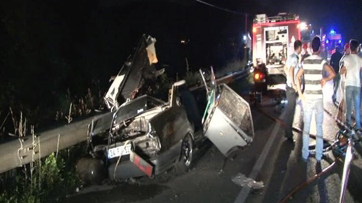 Beykoz'da trafik kazası: 2 kişi öldü