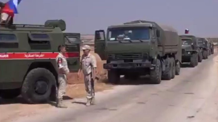 Rus askerleri YPG'ye destek için Afrin'e konuşlandı