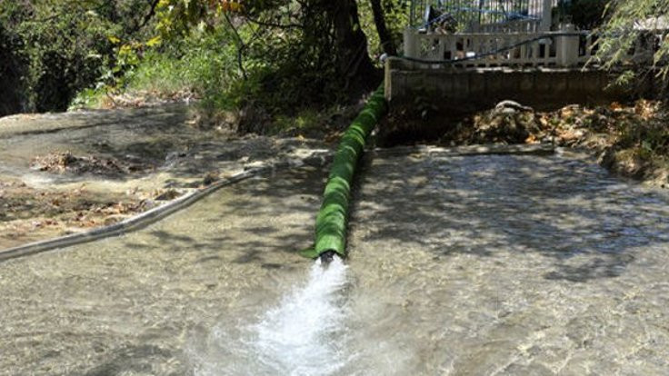 Düden Şelalesi kurudu belediye su bastı