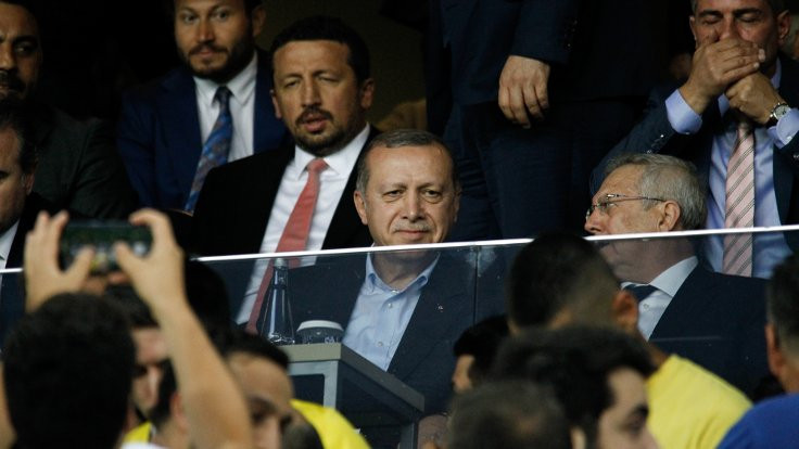 Erdoğan Fenerbahçe tribününde