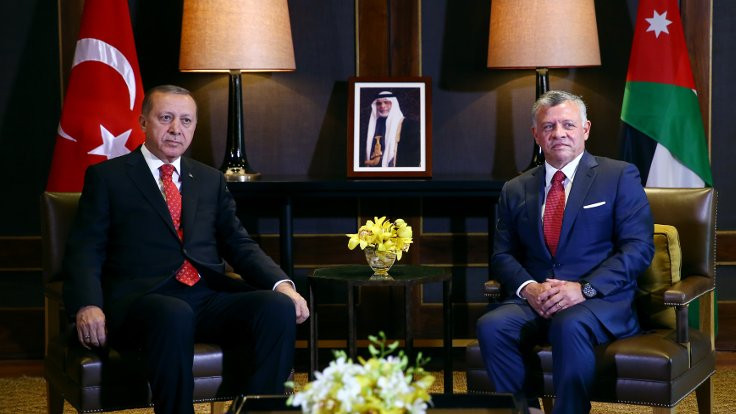 Erdoğan Kral Abdullah'la görüştü