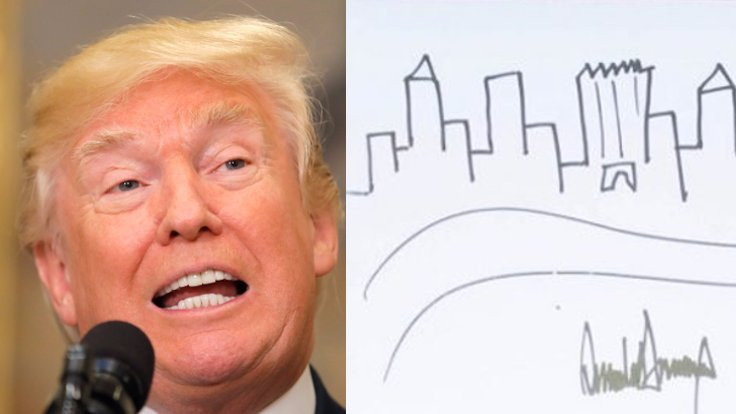 Trump'ın Manhattan resmi satıldı!