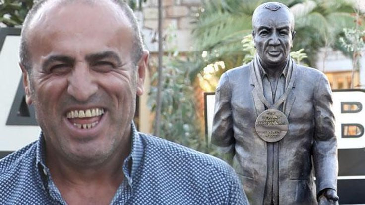 'Türk futbolunun kaderini değiştiren adam Selahattin Aydoğdu' heykeli dikildi!