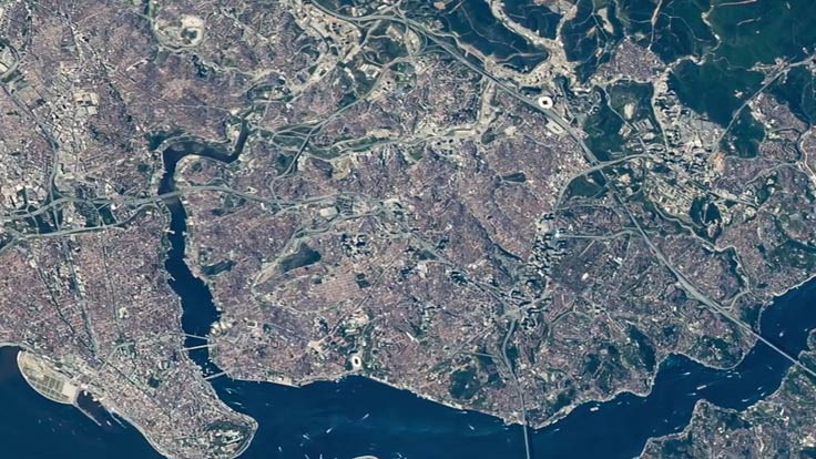NASA görüntülerinde İstanbul...