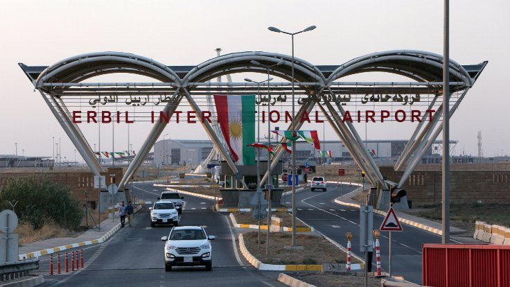 Erbil'de uçak seferleri iptal edildi