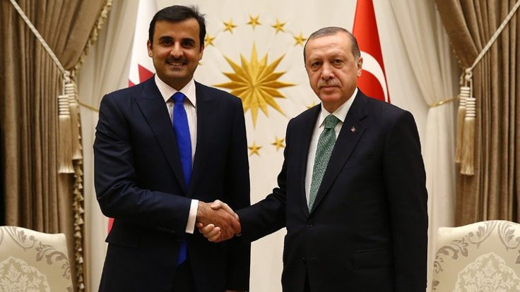 Erdoğan, Katar Emiri El Sani'yle görüştü