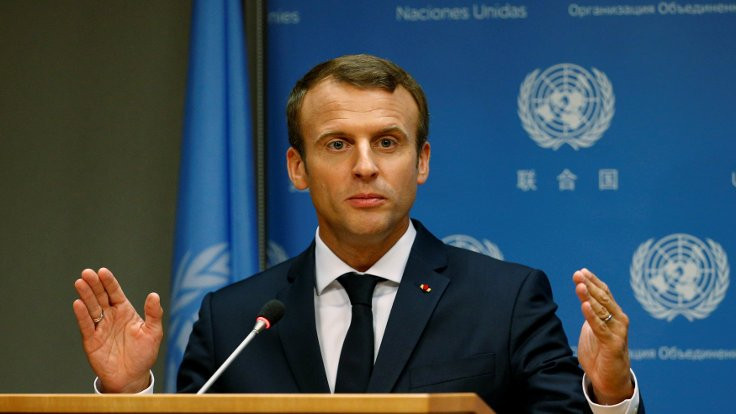 Macron: Suriye'de düşmanım Esad değil, İslamcı teröristler