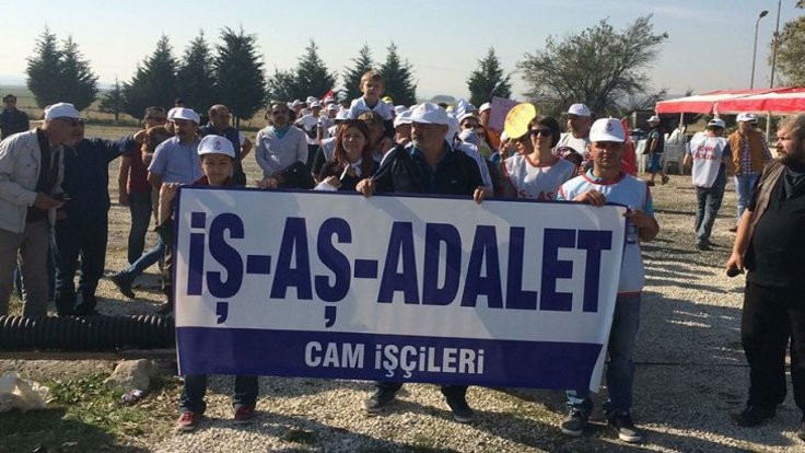 Cam işçileri İstanbul'a yürüyor: İş, aş, adalet