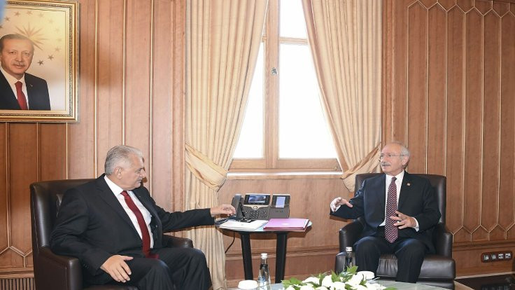 Başbakan ve Kılıçdaroğlu görüştü