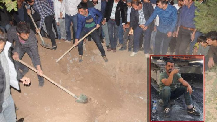 Göçükte ölen işçi Cizre'de öldürülen kardeşinin yanına defnedildi
