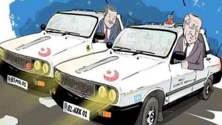 Misvak beyaz Toros'lu Erdoğan karikatürünü tepki çekince kaldırdı