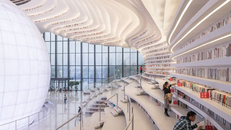 Çin'de 1 milyon 200 bin kitaplık kütüphane açıldı - Sayfa 3