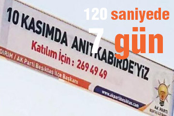 120 saniyede 7 gün