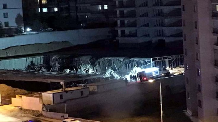 Ankara'da inşaatta göçük: 5 yaralı
