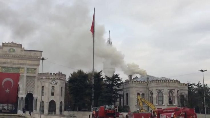 İstanbul Üniversitesi'nde yangın paniği