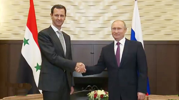 Esad, Moskova'da Putin'le görüştü