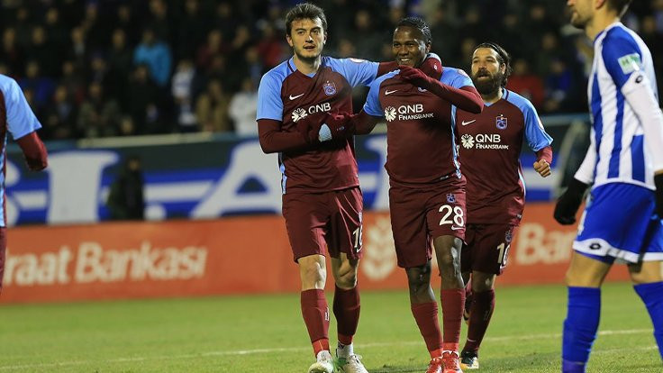 Trabzonspor, tur için avantaj sağladı