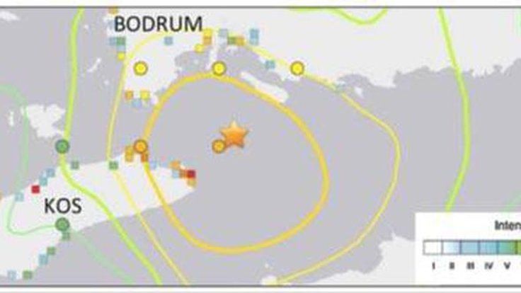 Bodrum'da deniz tabanı yarıldı