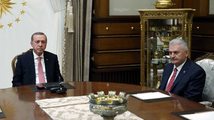 Cumhurbaşkanı Erdoğan, Başbakan Yıldırım'la görüştü