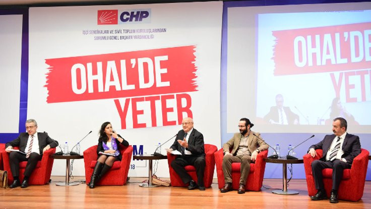 CHP'nin 'OHAL'de Yeter' forumundan 12 maddelik bildiri