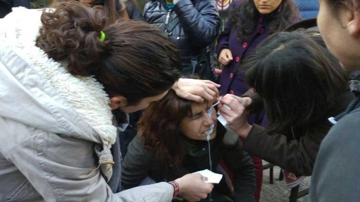 Ankara'da Diyanet'i protesto etmek isteyen kadınlara izin verilmedi