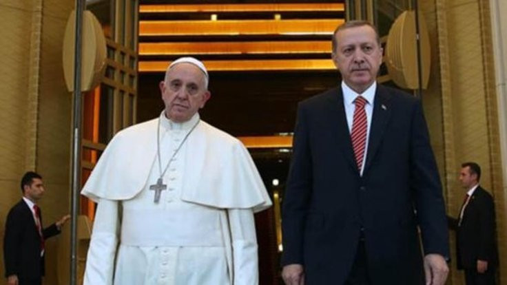 Erdoğan Vatikan'a gidiyor