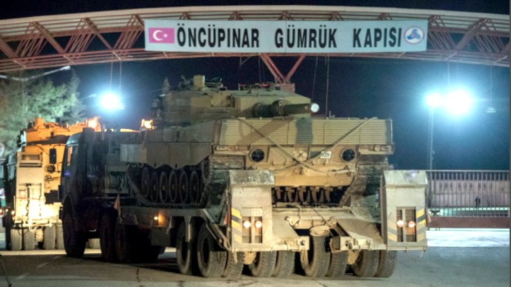 Tanklar, Kilis'ten Suriye'ye geçti