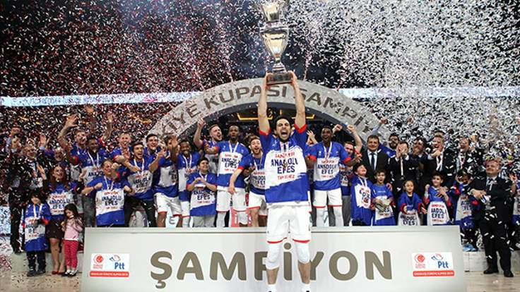 Türkiye Kupası'nda şampiyon Anadolu Efes