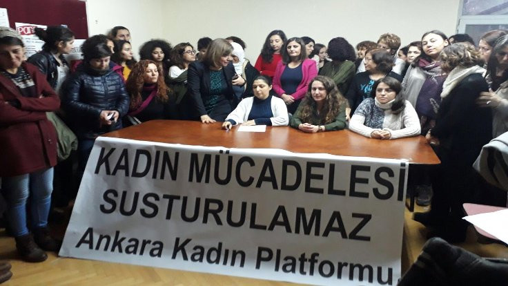 Ankara Kadın Platformu'ndan Halkevleri'ne destek