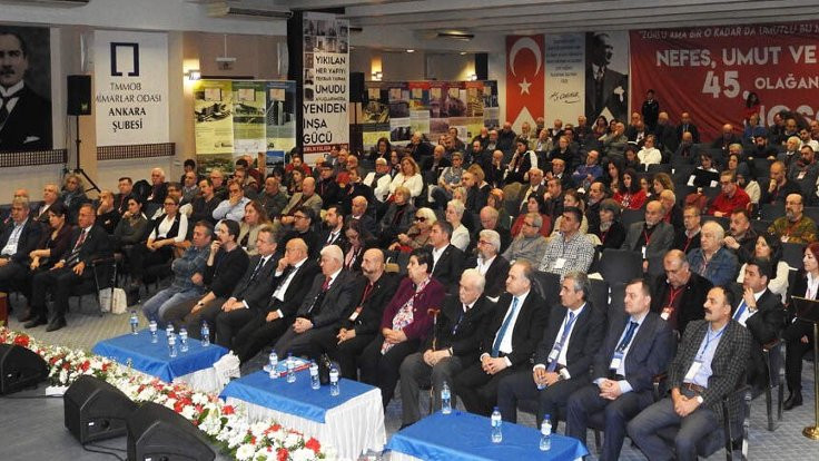 Ankara'da Mimarlar Odası yönetimi güven tazeledi