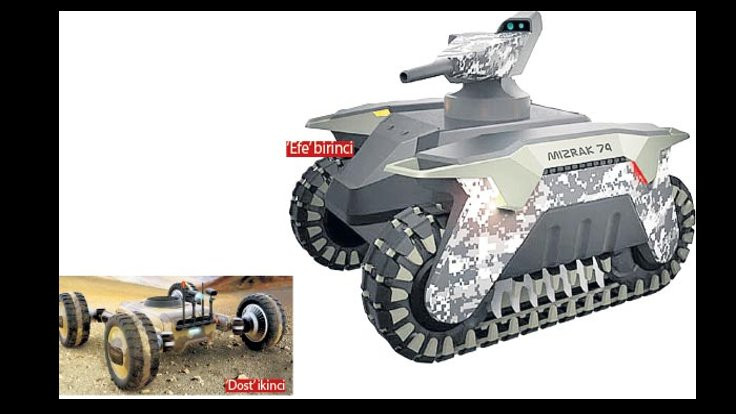 'İnsansız tank' için 16 model seçilmiş!