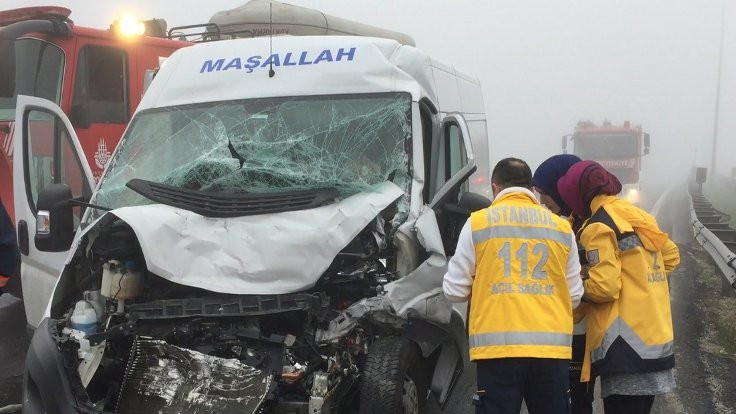 TEM'i kilitleyen trafik kazası