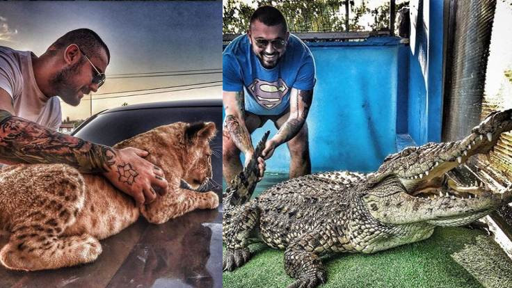 'Çerkes Cengiz'in evindeki vahşi hayvanlara el konuldu