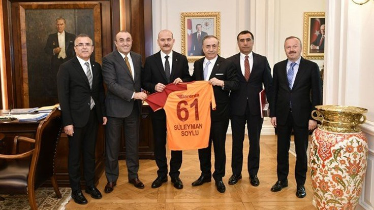 Galatasaray'dan, Soylu ve Özhaseki'ye ziyaret