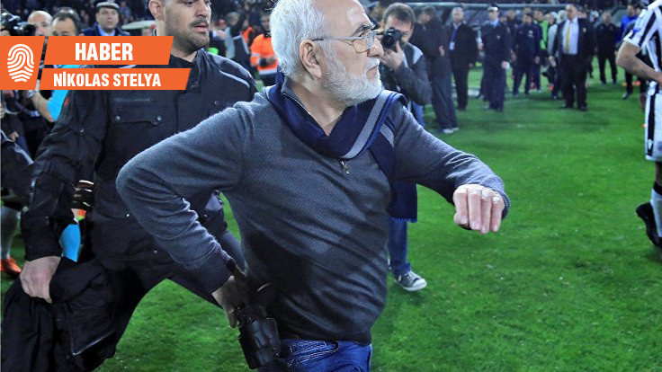 Sahaya silahla giren PAOK'un sahibi İvan Savvidis özür diledi