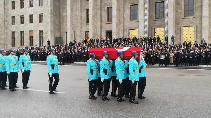 Bölükbaşı için Meclis'te cenaze töreni