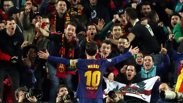 Şampiyonlar Ligi'nde Messi'nin dalya gecesi