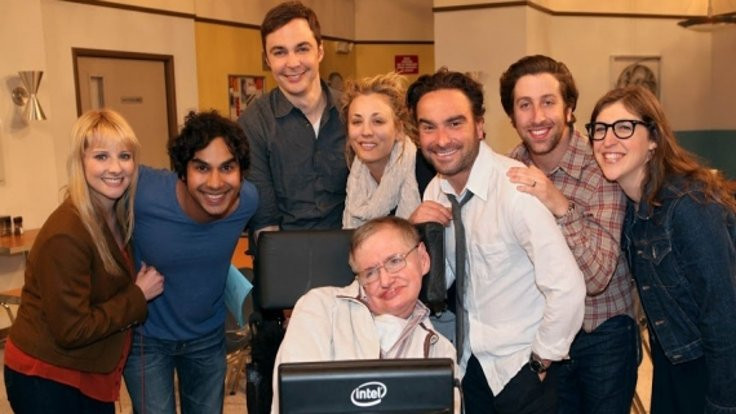 Big Bang Theory'den Hawking mesajı