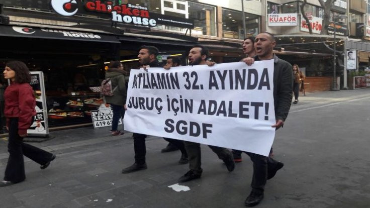 Ankara'da Suruç eylemine izin verilmedi