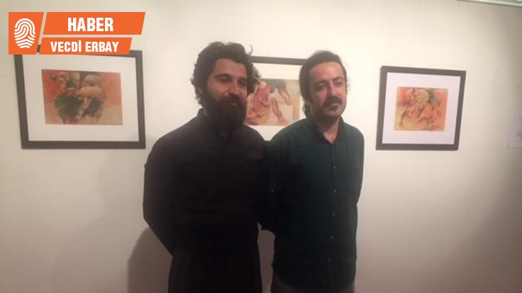 İranlı Kürt ressamlar Diyarbakır’da sergi açtı
