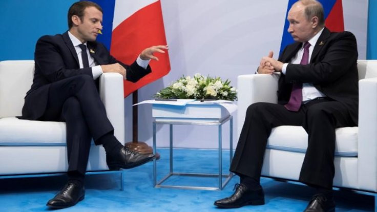 Macron içince mi 'Putin'le eşitim' dedi?