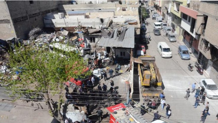 Gaziantep'teki hurdacıda patlama