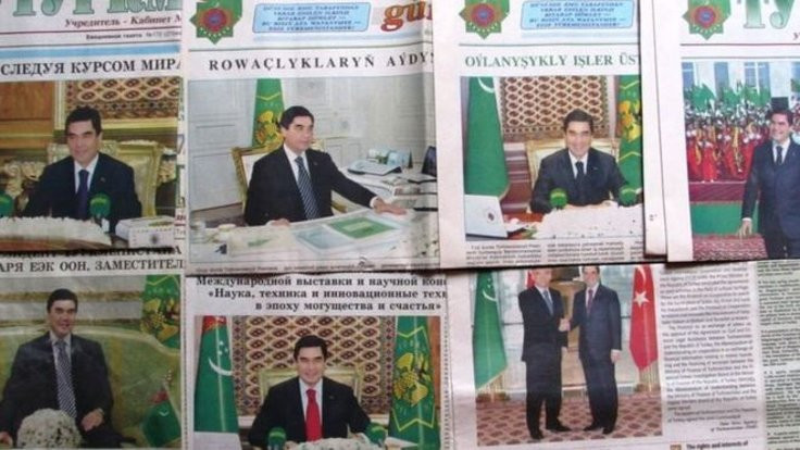 Türkmenistan'da 'Cumhurbaşkanlı gazeteleri tuvalet kağıdı yapmayın' uyarısı