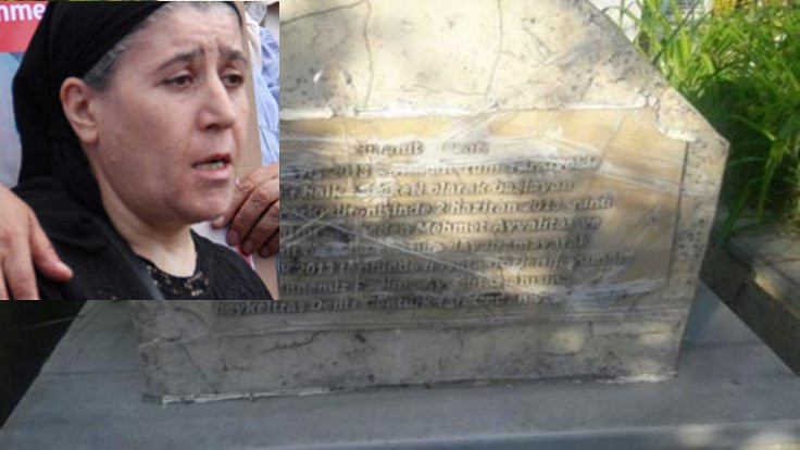 Mehmet Ayvalıtaş'ın annesinin mezarına saldırı