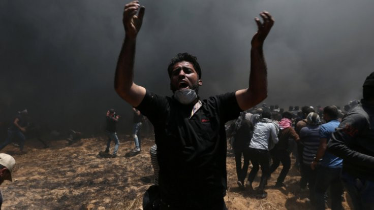 Gazze'de Filistinlilere Kudüs saldırısı