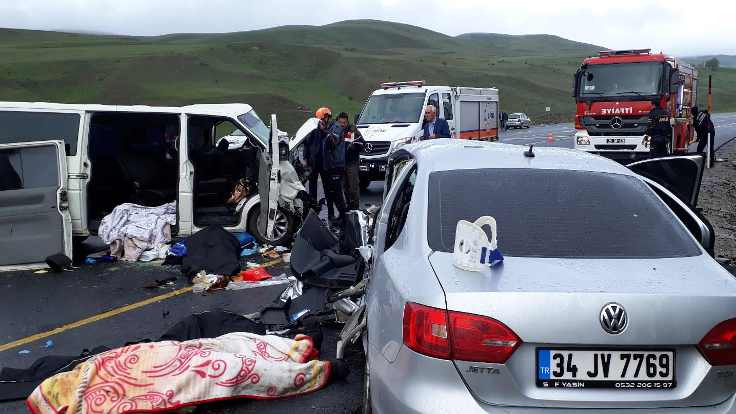 Erzurum'daki kaza 5 can aldı