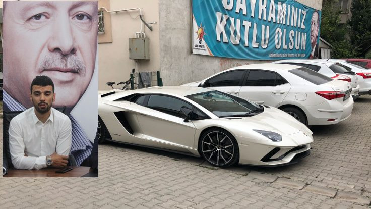 Kenan Sofuoğlu, AK Parti toplantısına Lamborghini'yle geldi